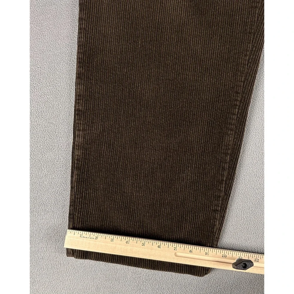 Polo Ralph Lauren Pants Mens 40x30 Brown Andrew Pleated Corduroy Old Money Prep